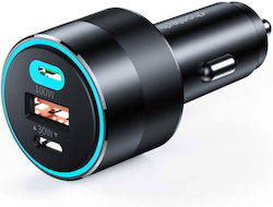 Choetech TC0011 Auto-Ladegerät mit Anschlüssen 1xUSB-A 2xType-C Choetech TC0011 Auto-Ladegerät mit Anschlüssen 1xUSB-A 2xType-C