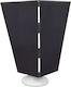 ArteLibre Metallic Furniture Leg 10cm Dark Gray