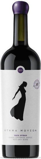 Κτήμα Μουσών Κρασί Syrah Ερυθρό Ξηρό 750ml