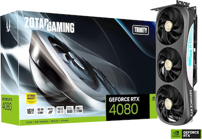 Zotac GeForce RTX 4080 16GB GDDR6X Trinity Placă Grafică