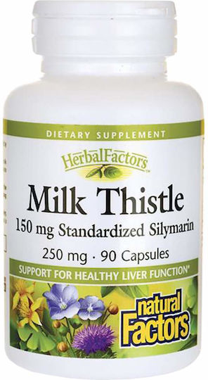 Natural Factors Milk Thistle 250mg 90 Mützen