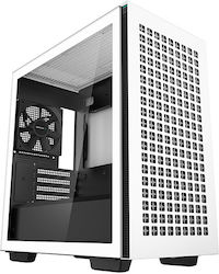 Deepcool CH370 Gaming Midi Tower Computer Case with Window Panel White