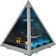 Azza Pyramid 804M Gaming Full Tower Computer Case with Window Panel Gray