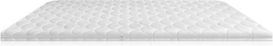 Eco Sleep Topper Memory Fără Capitonaj Single Spumă de memorie cu Husă Detașabilă 90x190x4buc