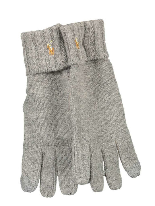 Light Grey Мъжки Вълнен Ръкавици