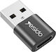 Yesido GS09 Converter USB-A male to USB-C female 1pcs