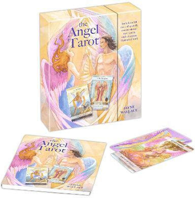 The Angel Tarot, Enthält ein komplettes Deck mit 78 speziell in Auftrag gegebenen Tarotkarten und ein 64-seitiges illustriertes Buch