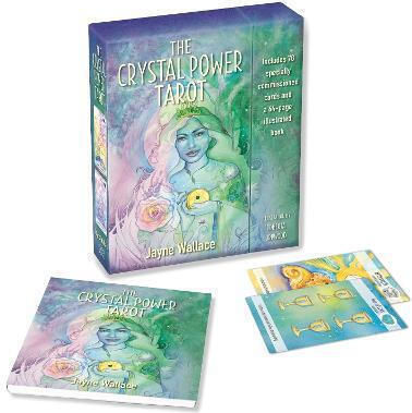 The Crystal Power Tarot, Enthält ein komplettes Deck mit 78 speziell in Auftrag gegebenen Tarotkarten und ein 64-seitiges illustriertes Buch