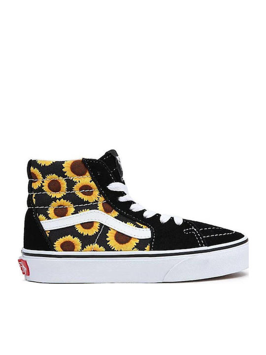 Vans Sk8-hi Kinder Sneakers Hoch Black / Yellow