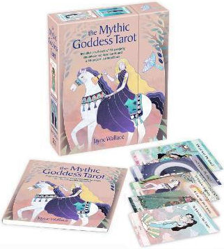 The Mythic Goddess Tarot, Enthält ein komplettes Deck mit 78 speziell in Auftrag gegebenen Tarotkarten und ein 64-seitiges illustriertes Buch