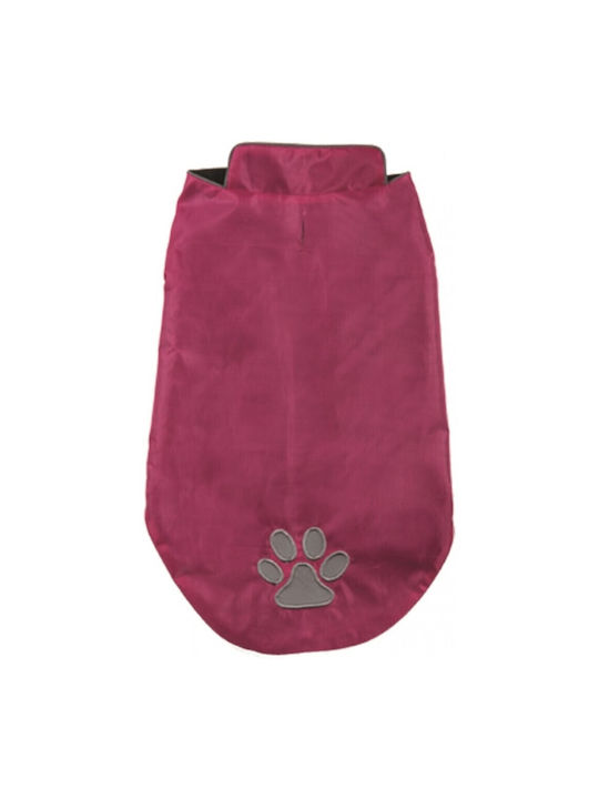 Vitakraft Pink Fleece / Waterproof Dog Coat with 35cm Back Length 330612