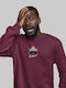 Picasso Meeple Sweater - BURGUNDY