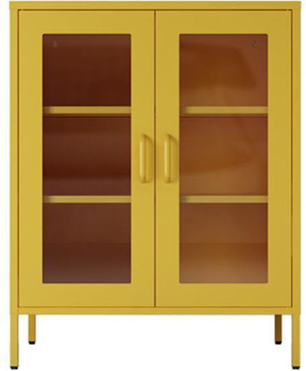 Подов Витрина за хол от Метал Yellow 80x35x102см