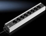 Rittal 8-Outlet Power Strip 2m Black