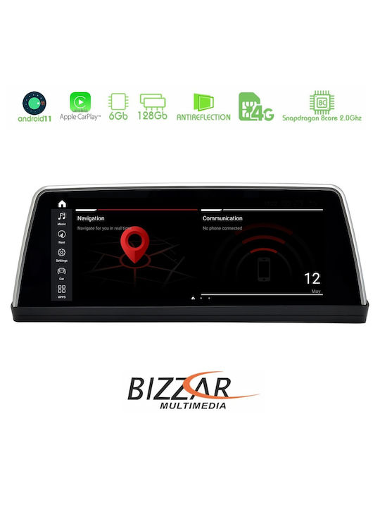 Bizzar Car Audio System for BMW E90 / Series 3 / Series 3 (E90) / E91 / E92 E90 2008-2012 (Bluetooth/USB/AUX/WiFi/GPS/Apple-Carplay/Android-Auto/CD) with Touch Screen 10.25"
