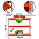 Raft Dexion 200x60x150 cm Cu 3 Rafturi Rezisten...