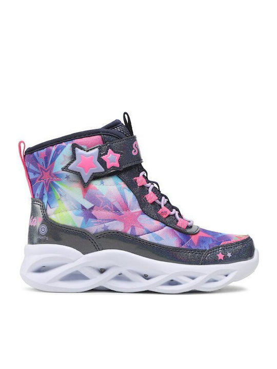 Sweer Starz Kids Snow Boots with Velcro & Lights Multicolored