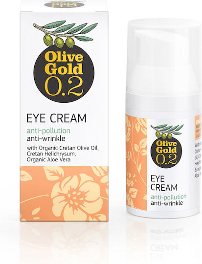 Olivaloe Olive Gold 0.2 Cremă de Ochi pentru Anti-îmbătrânire Reconstrucție Hidratare Cearcane și Pungi Sub Ochi 30ml