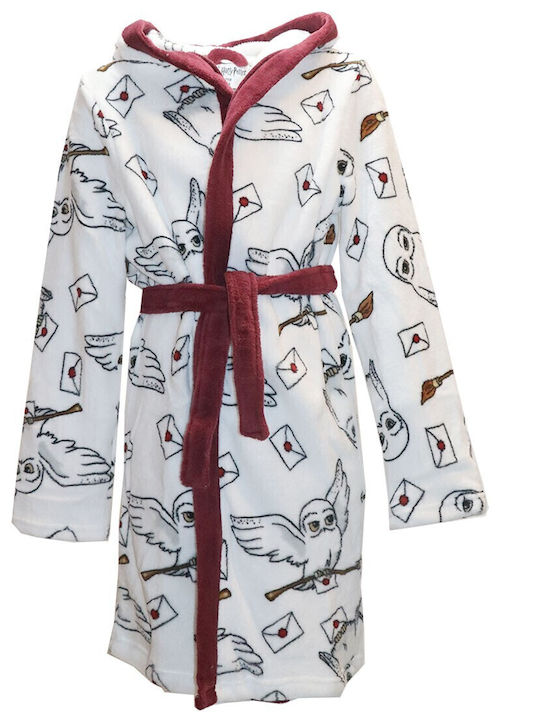 Warner Bros Kids' Robe Winter Fleece White