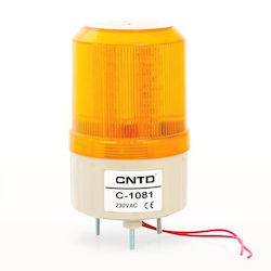 Cntd C-1081 Alarm System Beacon with Yellow LED 12V 8.9x13.4cm
