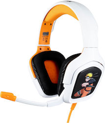 Konix Naruto Akatsuki Over Ear Gaming Headset με σύνδεση 3.5mm Λευκό