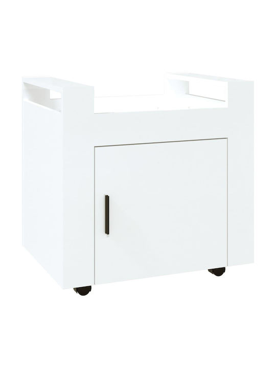 Office Storage Chipboard Cabinet with Wheels Wh...