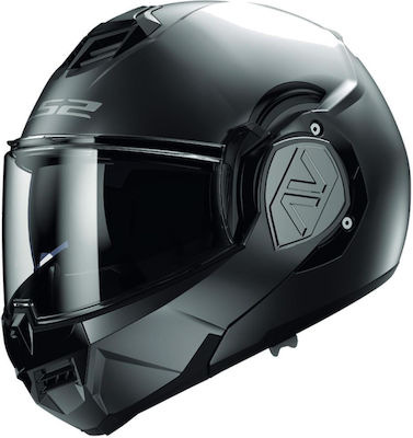 LS2 FF906 Advant Solid Matt Titanium Motorradhelm Modular ECE 22.06 1650gr