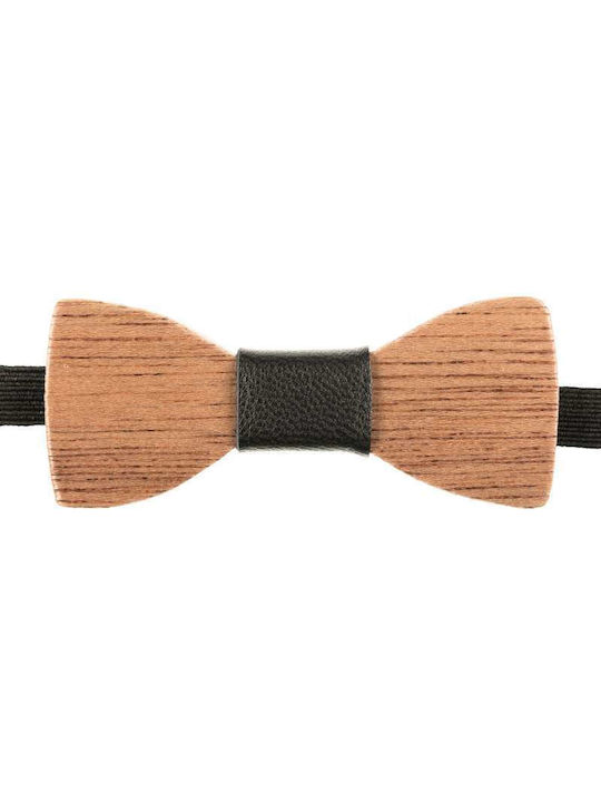 Children's Wooden Bow Tie Mom & Dad 43011068 - Natural