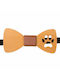 Children's Wooden Bow Tie Mom & Dad 43011244 - Brown