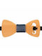 Children's Wooden Bow Tie Mom & Dad 43011233 - Brown