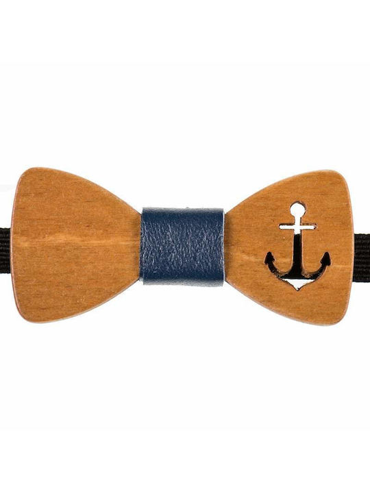 Bebe Wooden Bow Tie Mom & Dad 43011214 - Brown