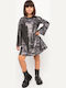 Kinderkleid Langärmelig Schwarz