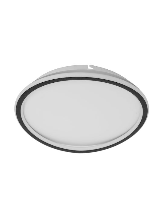 Avide ADO3S-CHA-2.4G Modernă De plastic Plafonieră de Tavan cu LED Integrat în culoare Negru 40buc