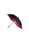 Umbro Regenschirm Kompakt Black/Red