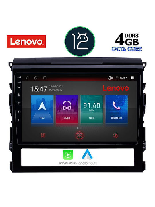 Lenovo Sistem Audio Auto pentru Toyota Croazieră pe uscat 2016-2019 (Bluetooth/USB/AUX/WiFi/GPS/Partitură) cu Ecran Tactil 9"