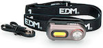 EDM Grupo Φακός Κεφαλής LED με Μέγιστη Φωτεινότητα 400lm