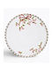 Ionia Noel Christmas Platter Porcelain White D32cm.