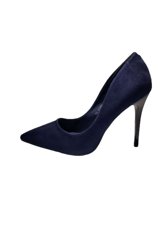 Damen High Heels Dunkelblau