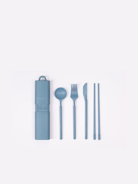 5-Piece Blue Cutlery Set Bini Kit