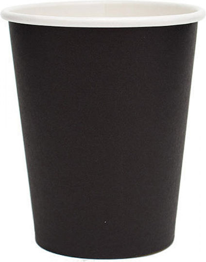 THalassinos Disposable Cup Paper Black 360ml 50pcs