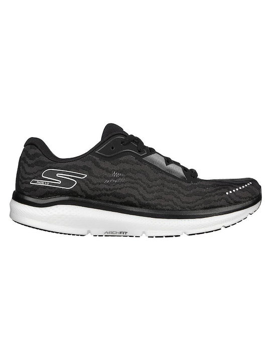 Skechers GoRun Ride 10 Ανδρικά Αθλητικά Παπούτσια Running Μαύρα