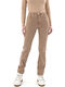 High Waist Women's Jean Pants in Straight Leg Style Brown