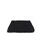 Kipper Πετσέτα Προσώπου Prestige 50x90εκ. Μαύρη Βάρους 480gr/m²