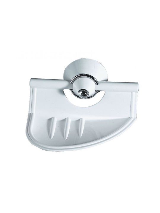 Gloria Conic Metallic Soap Dish Wall Mounted Silver