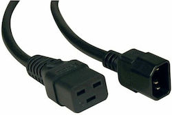 Eaton IEC 16A to 10A for Eaton ATS 16 - Cable 2m Black (66029)