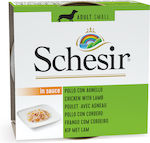 Schesir Dog Nassfutter mit Lamm und Huhn 1 x 85g