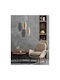 Zambelis Lights Adjustable Pendant Light Gold with Socket E27 13x31cm