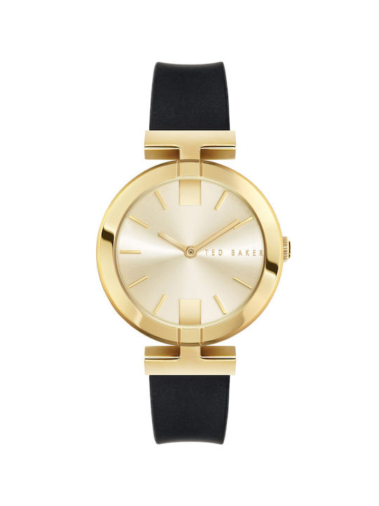 Ted Baker Darbey Watch with Black Rubber Strap