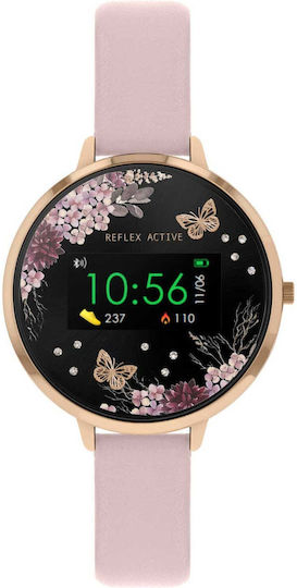 Reflex Active Series 03 Stainless Steel 38mm Smartwatch (Ροζ)