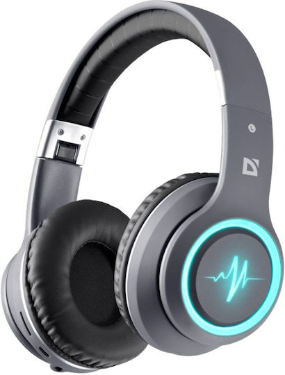 Defender Freemotion B571 Ασύρματα Bluetooth On Ear Ακουστικά με Ραδιόφωνο με 9 ώρες Λειτουργίας Γκρι
